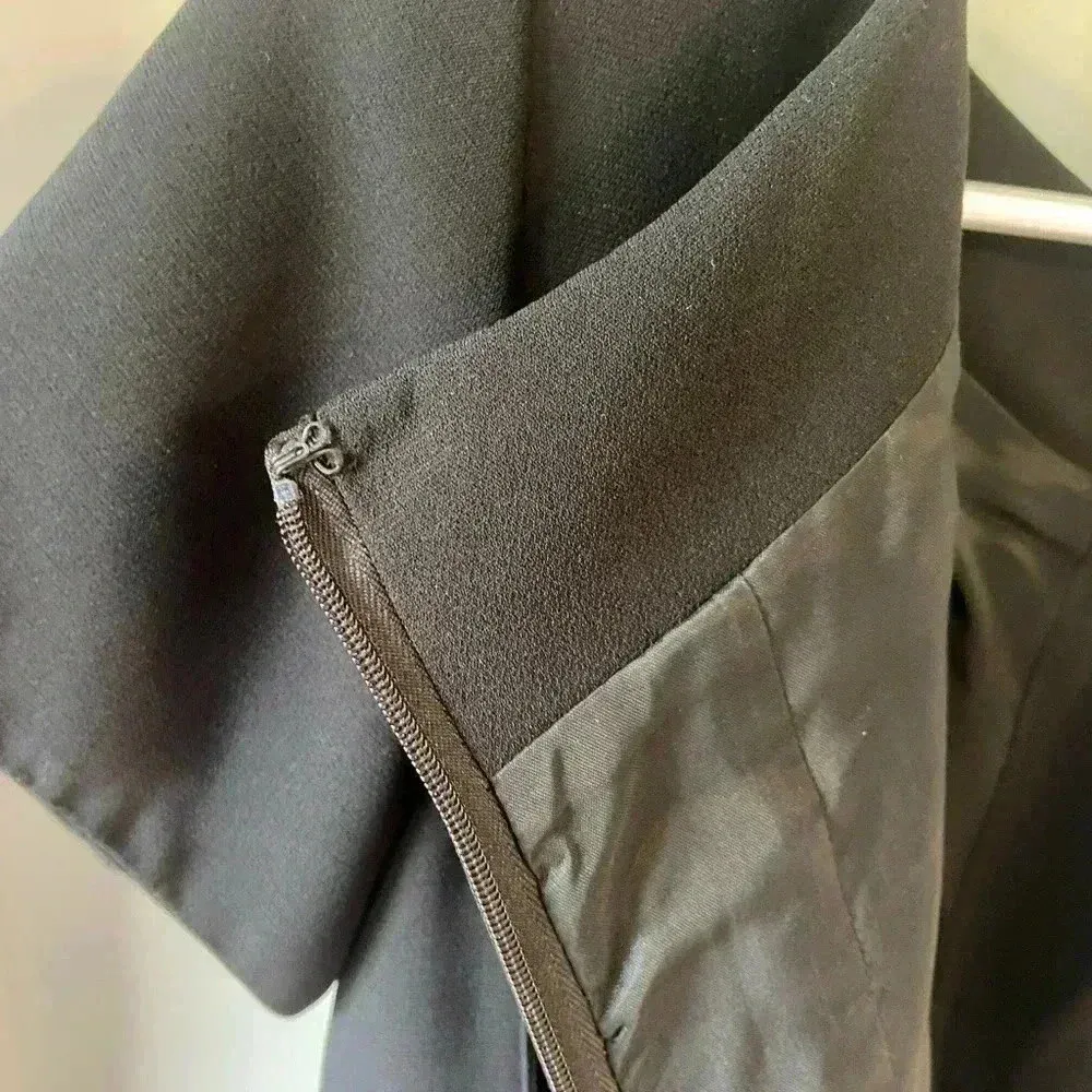 Vintage Anne Klein Long Sheath Dress Women's Size 6 Petite  Zip Back Lined‎ - Image 10