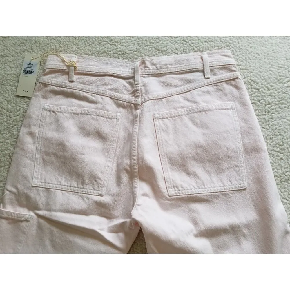 Citizens Of Humanity Abi Zipper Cargo Jeans in Carnation Pink Women's Size 26 - Image 11