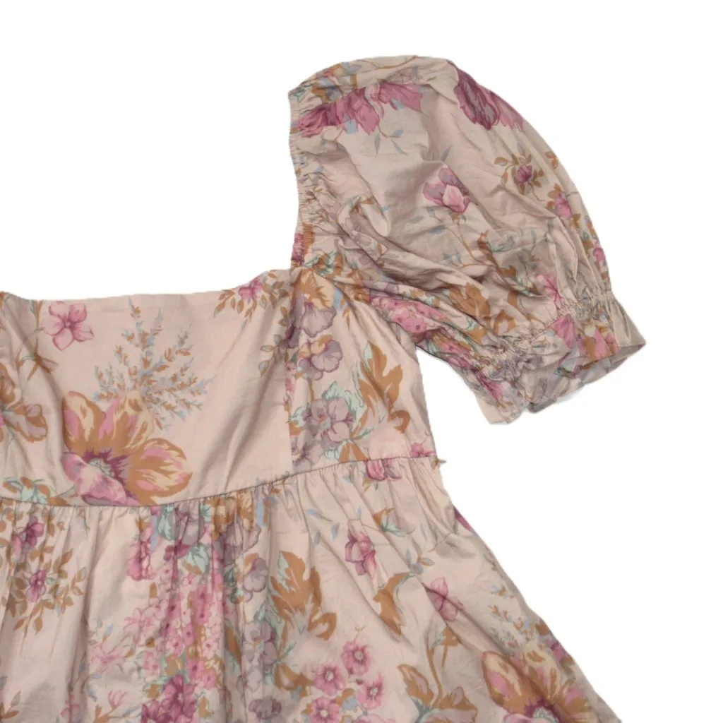 NWT Selkie Bunny Romper in Yorkshire Floral Cotton Puff Sleeve Jumpsuit XXL 2XL - Image 3