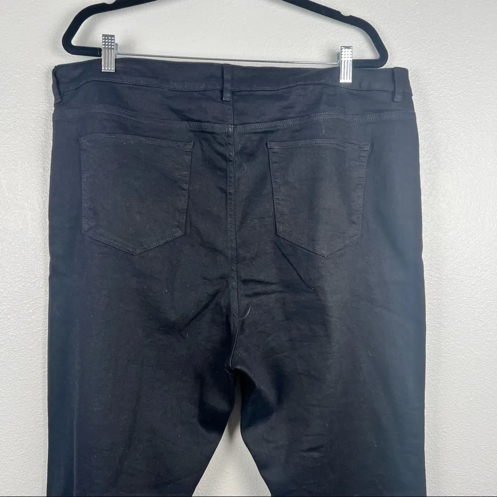 ASOS High Waisted Black Skinny Jeans Stretch‎ Plus Sz 18 - Image 5