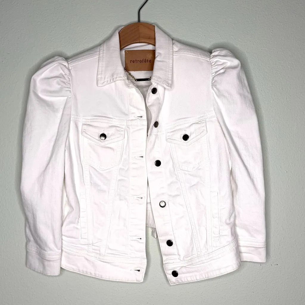 Retrofete Ada Jacket in White Size XS - Image 5