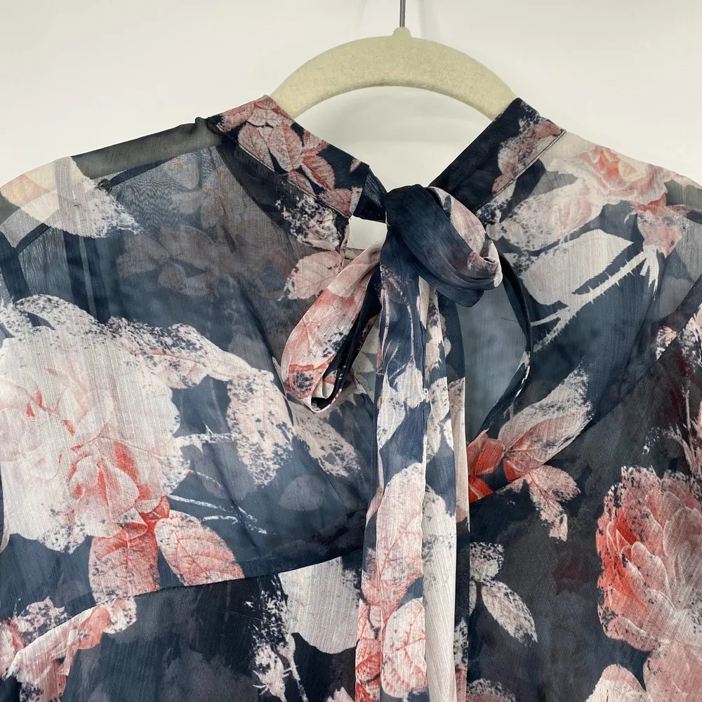 Anthropologie Hemant & Nandita Sammy Tiered Floral Midi Dress NEW Womens Small - Image 7