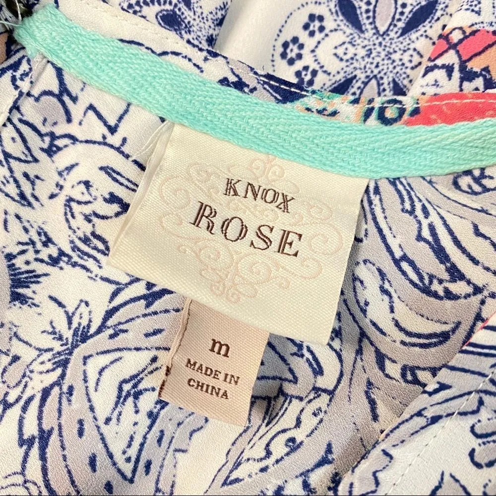 Knox Rose V Neck Top Blouse Medium - Image 6