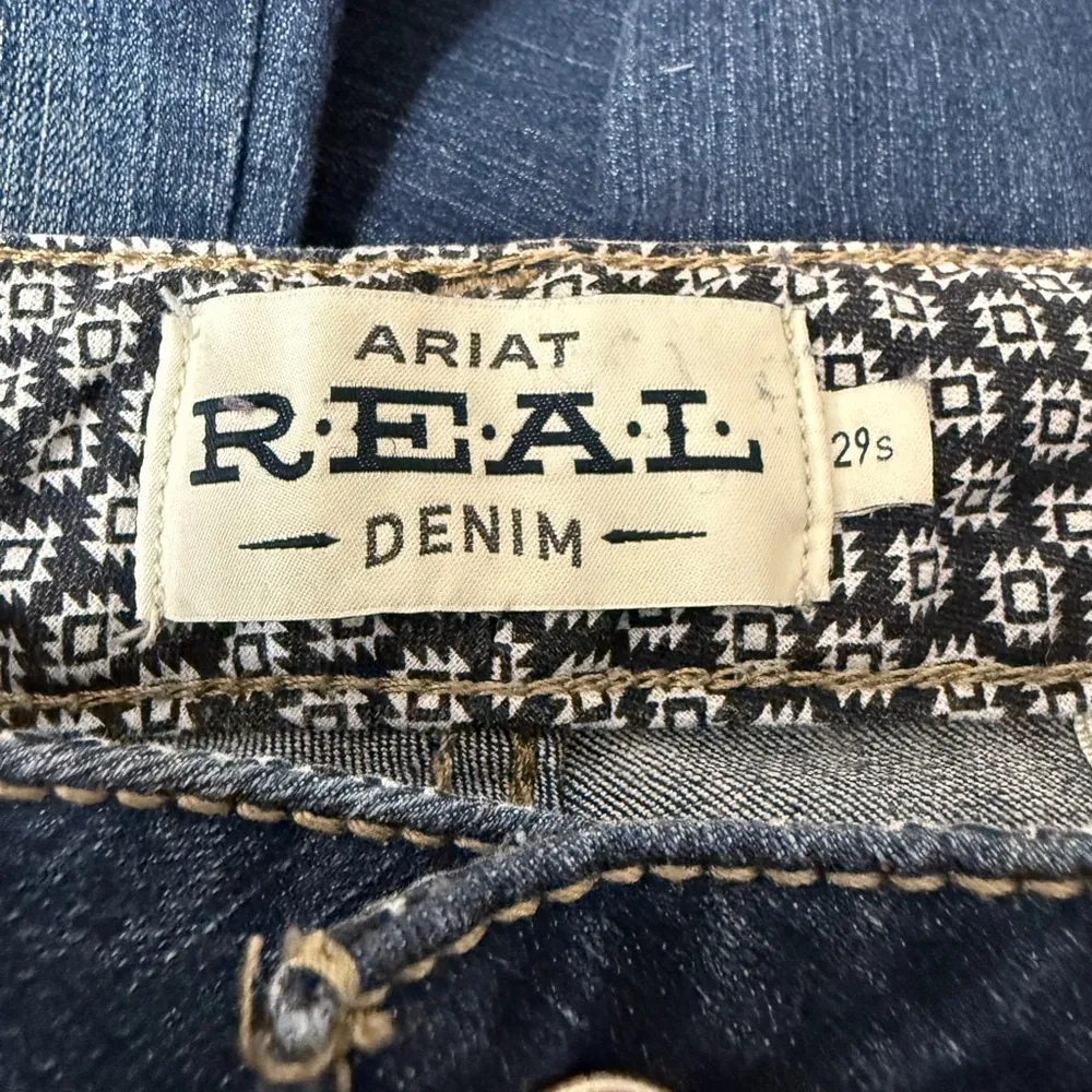 Women's Ariat Real Jeans, Blue, Size 29s Blue - Image 8