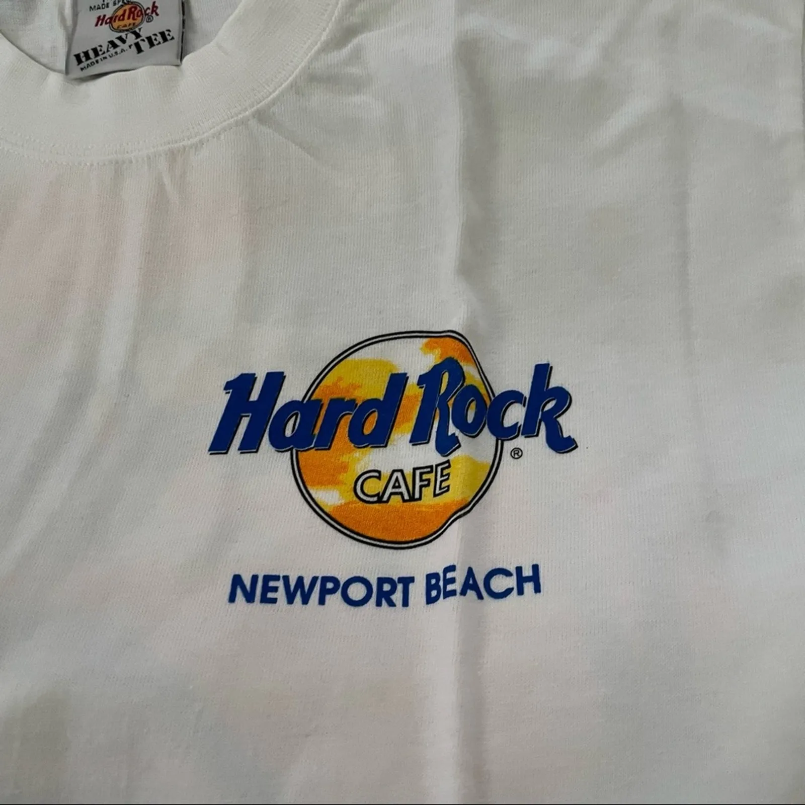 90s Newport Beach tee shirt White Size M - Image 3