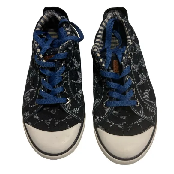 COACH Suzzy Canvas Sneakers size 9B - Image 2