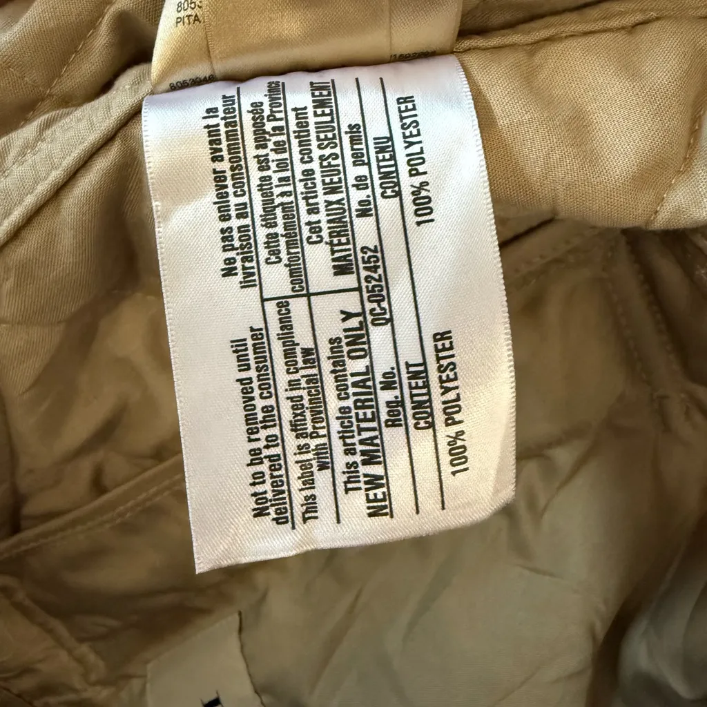 Burberry Quilted Tan Puffer Jacket - Image 7