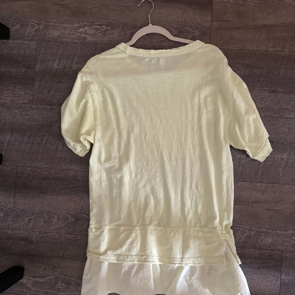 Anthropologie Daily Practice Tshirt Dress Yellow Size XS - Image 4