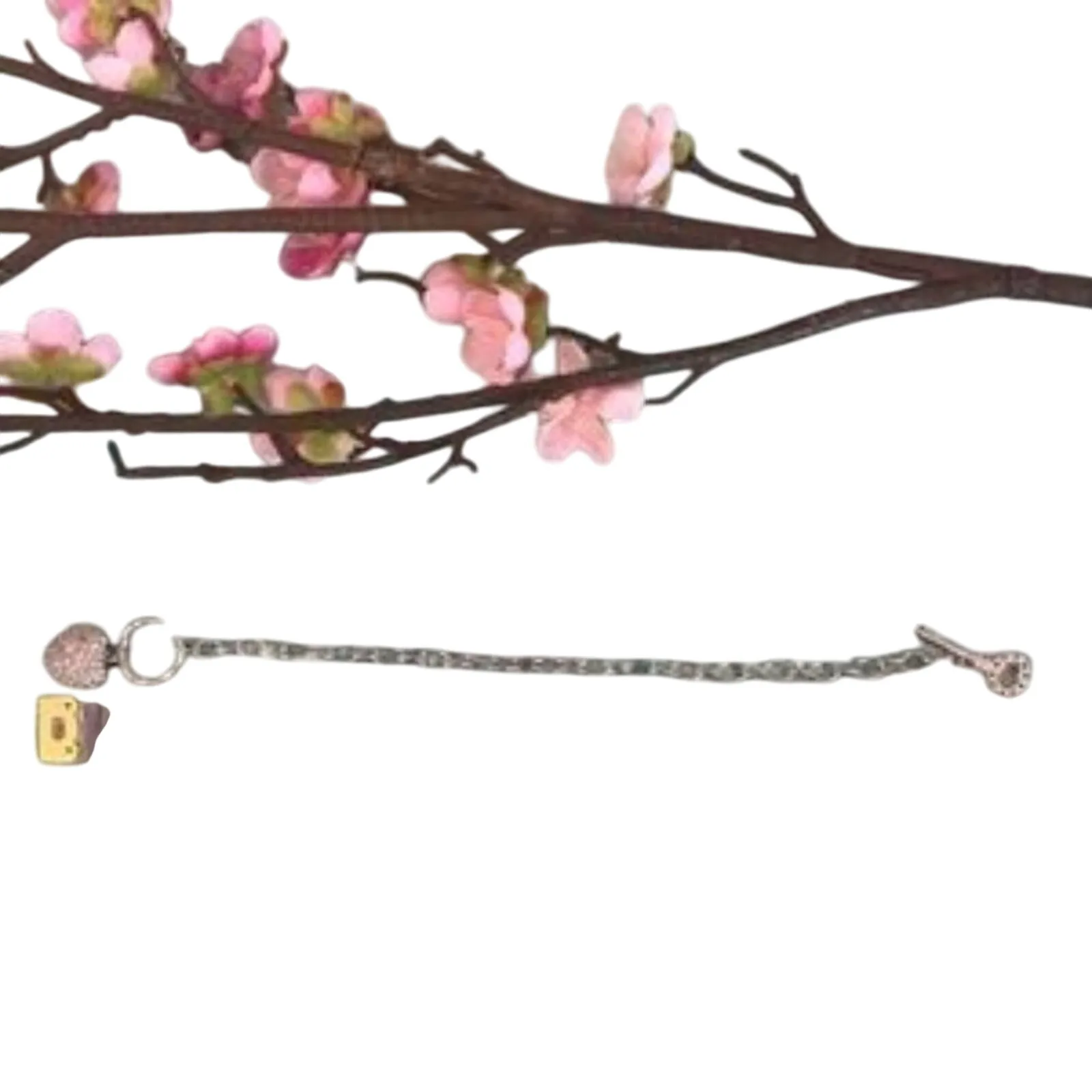 Heart and Key Chain Bracelet 8.5" long NWT - Image 8