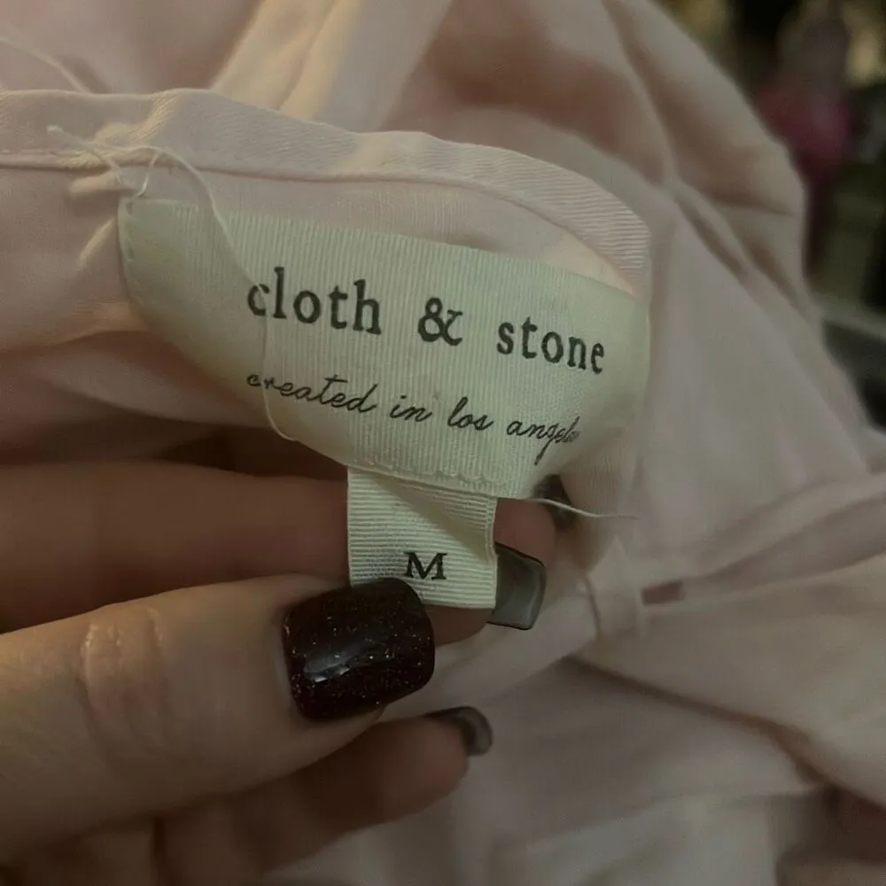 ✨Cloth And Stone Pink Halter Jumpsuit Size M ANTHROPOLOGIE✨ - Image 11