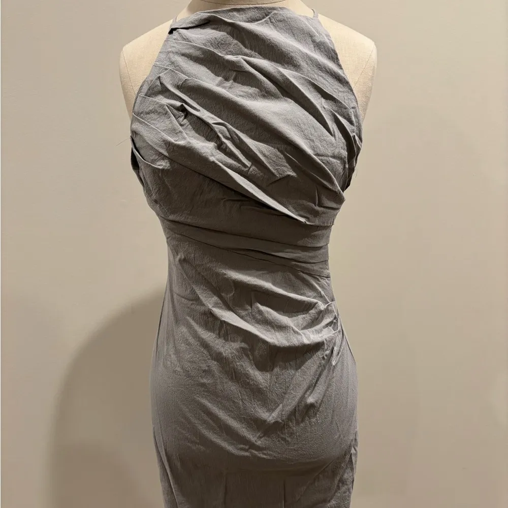 Linen Mini Dress - Image 4