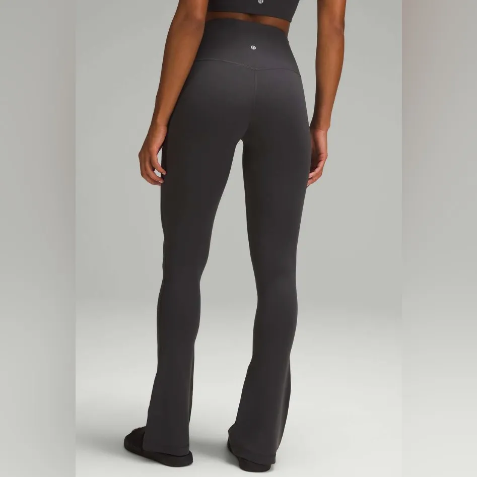 Lululemon NWOT Align High Rise Mini Flares Pants Leggings Graphite Grey Size 8 - Image 2