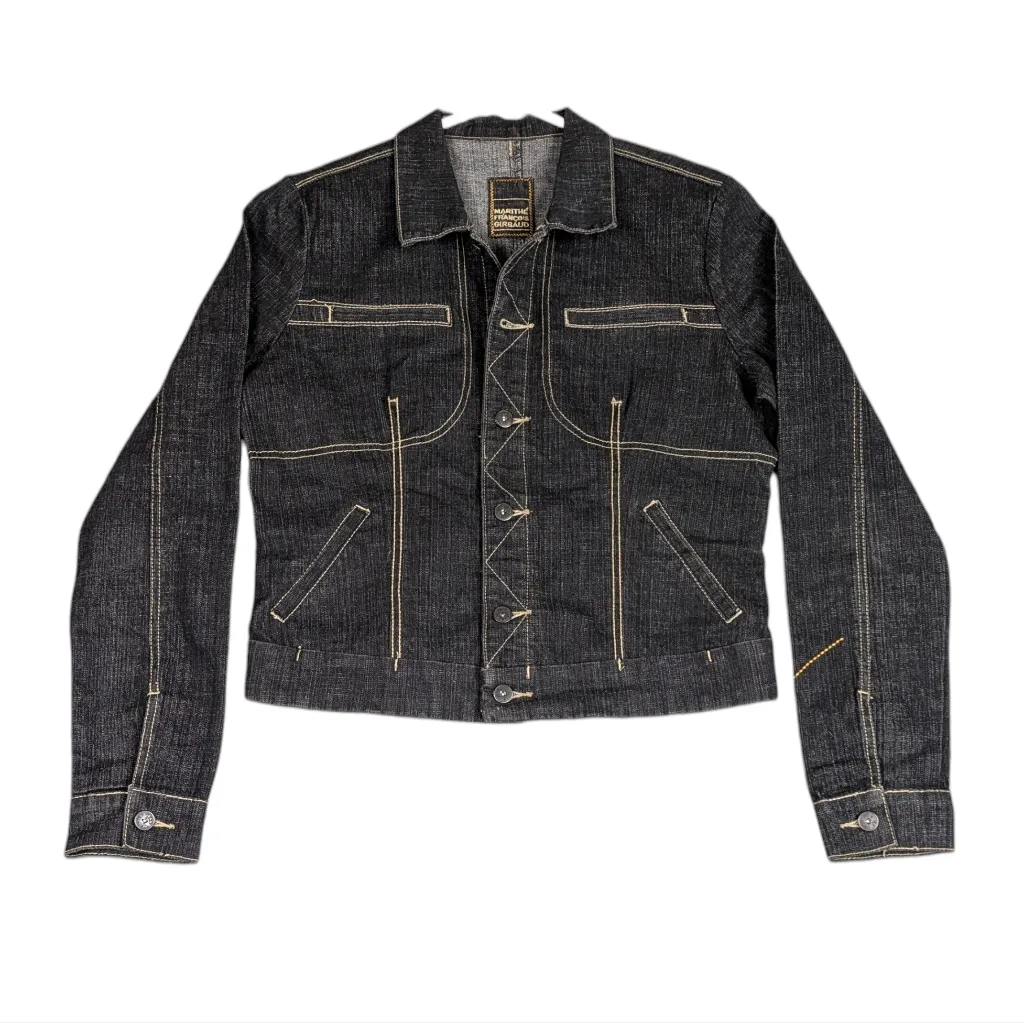 Marithé + François Girbaud Jillbo Architectural Denim Jacket Y2K Large F374 - Image 2