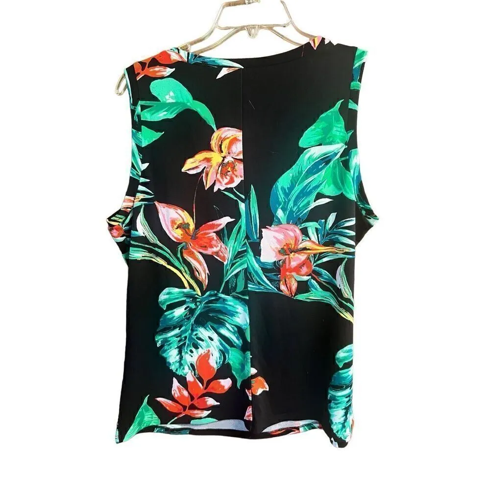 Bold Elements Peek a boo Chest Blouse Sz XL NWT - Image 2