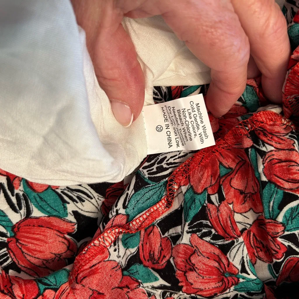 Pretty Garden Red Halter Tie Front Maxi Dress - Image 11