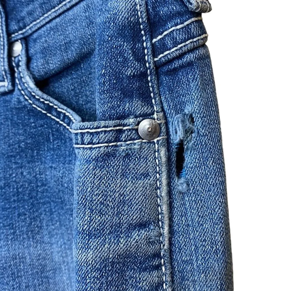 Wrangler Q-Baby Vantage Bootcut Jeans 11/12 x 34 - Image 5