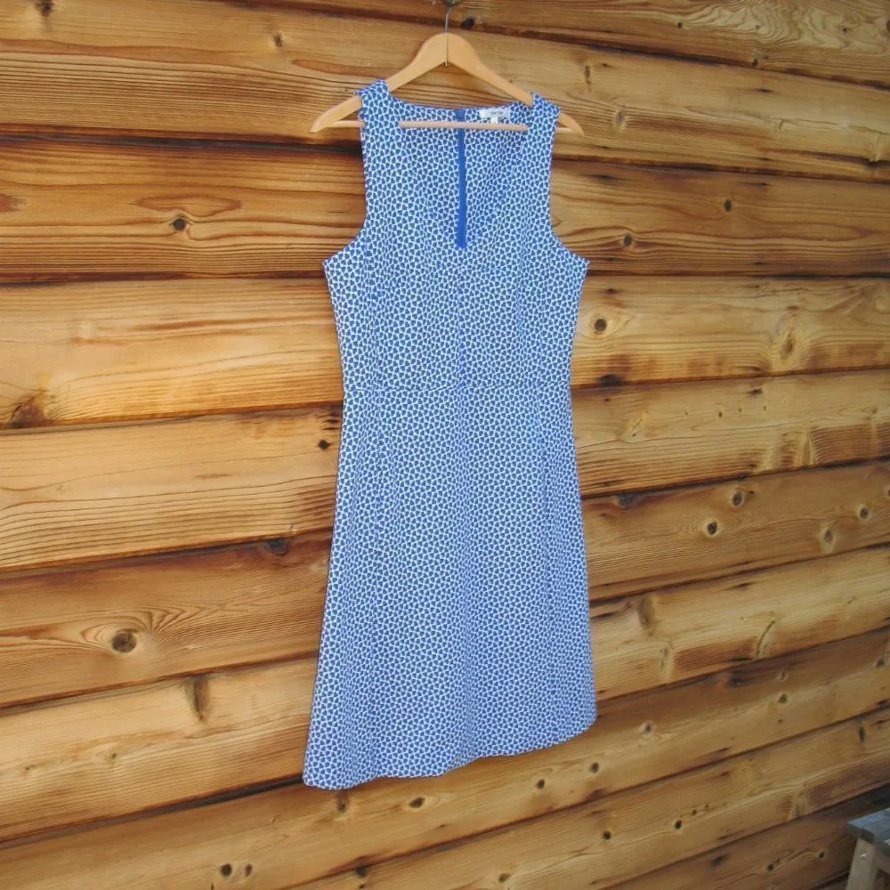 Tyler Boe Print Dress Blue Size M - Image 2