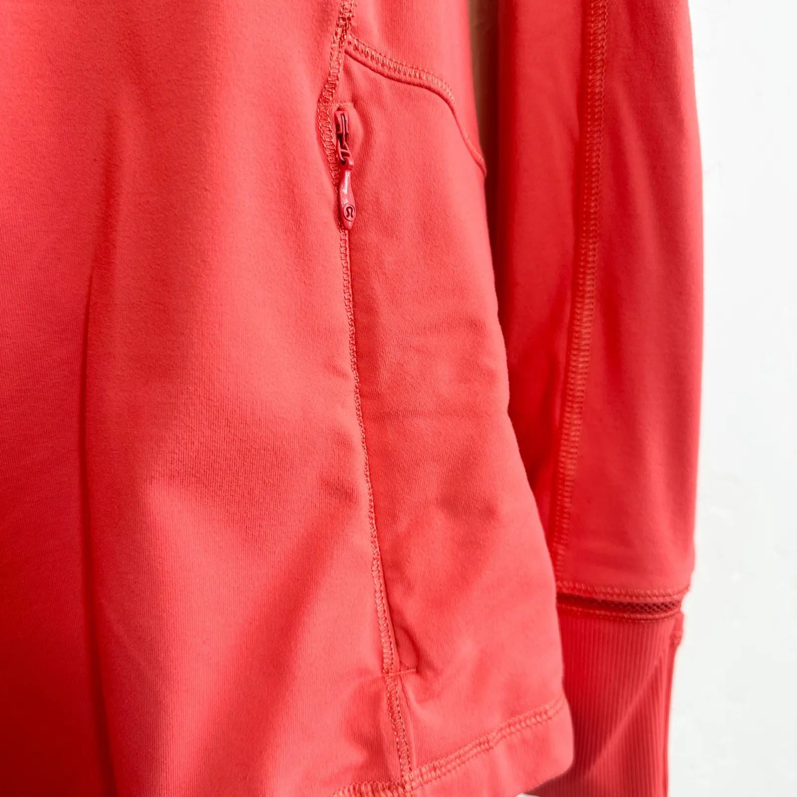 Lululemon | Race With Grace 1/2 Zip II Base Layer Athletic Jacket in Atomic Red - Image 8