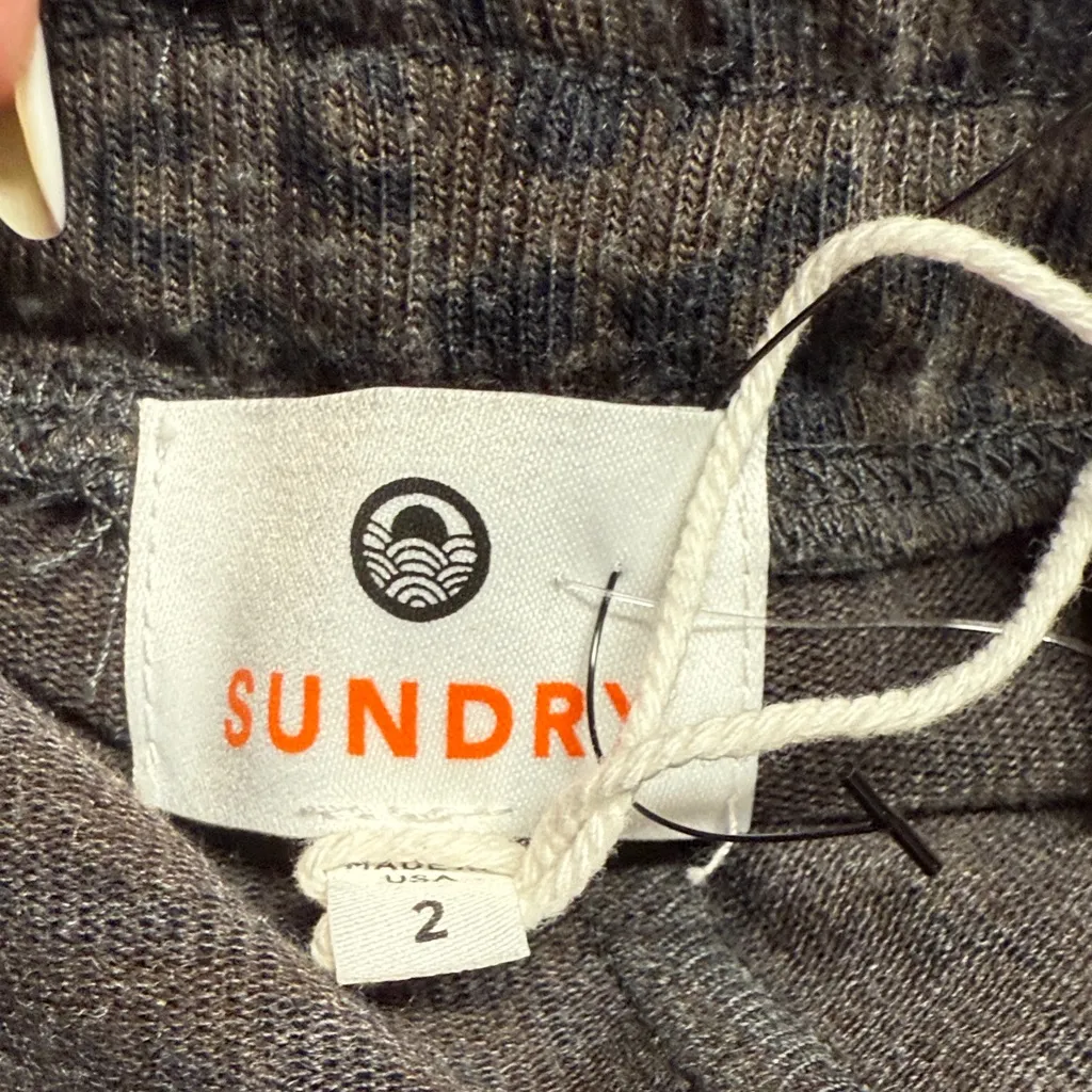 Sundry  Black Leopard Print Joggers - Image 8