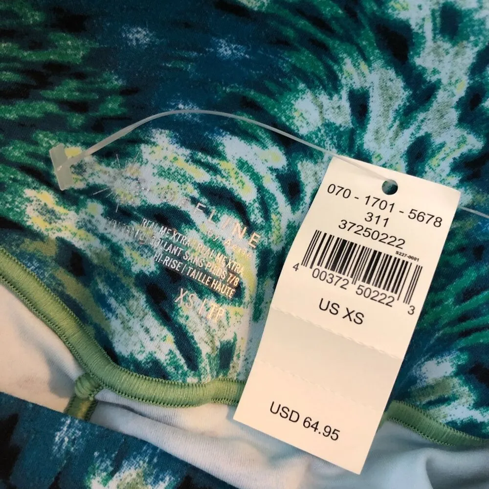 Offline By Aerie Real Me Xtra 7/8 Hi-Rise Legging Green/Blue Size XS - Image 4