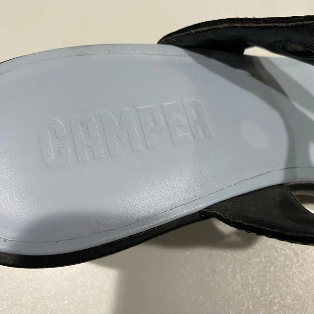 Camper Meda Heeled Sandal Women’s size EU 41 US 10 Black - Image 9