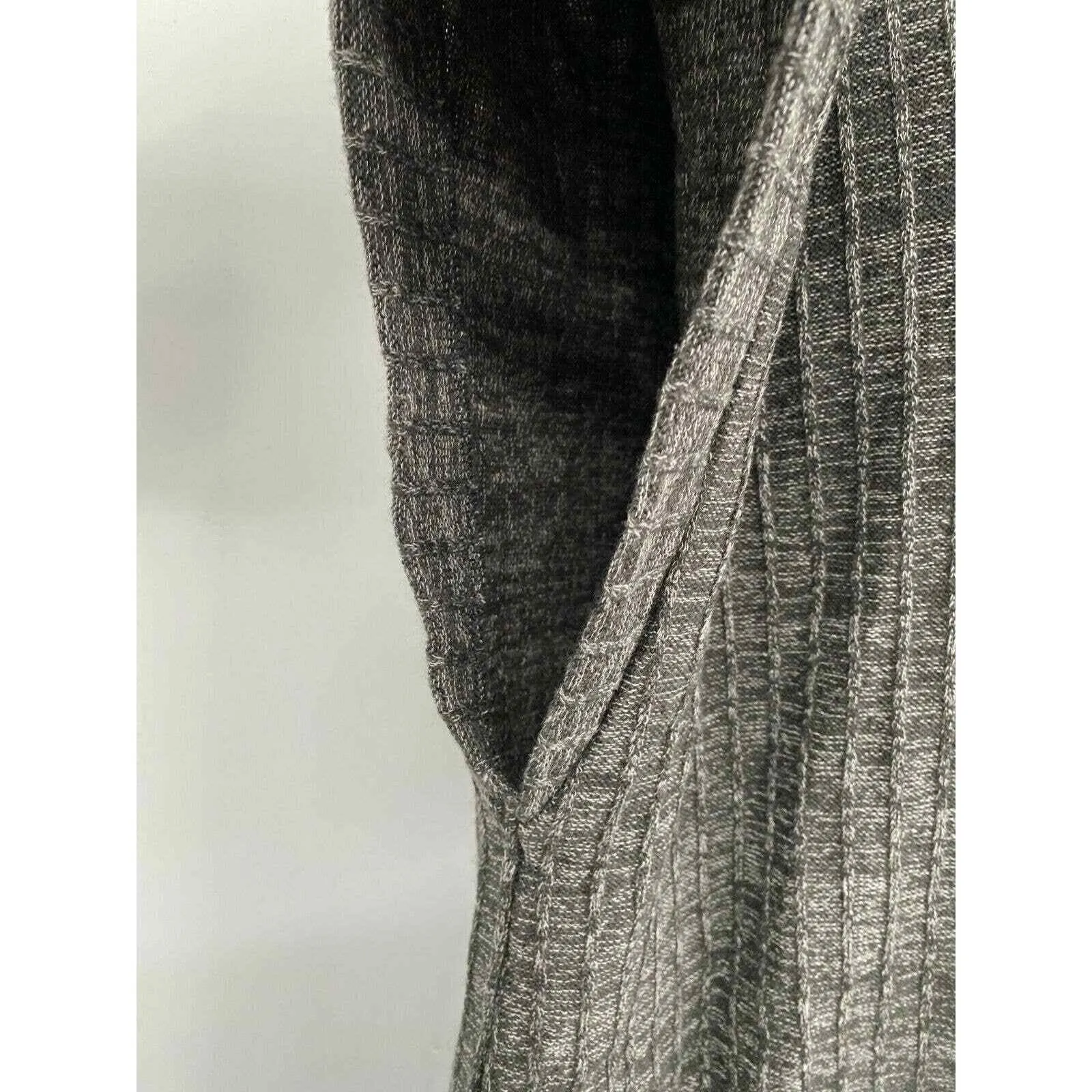 Umgee Sweater Dress‎ Womens Small Grey Ribbed Knit Tunic Lagenlook Cowl Neck - Image 3