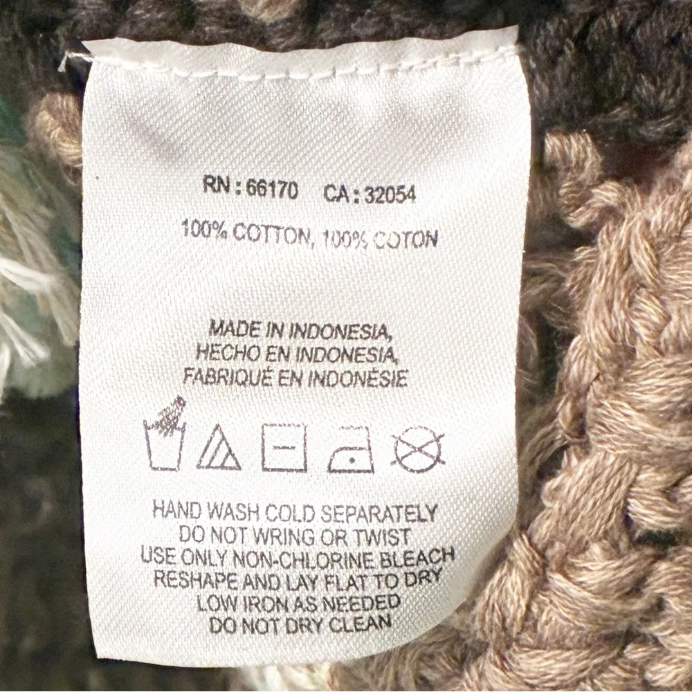 FREE PEOPLE Size Small Multi Color DESERT ROSE CROCHET VEST - Image 6