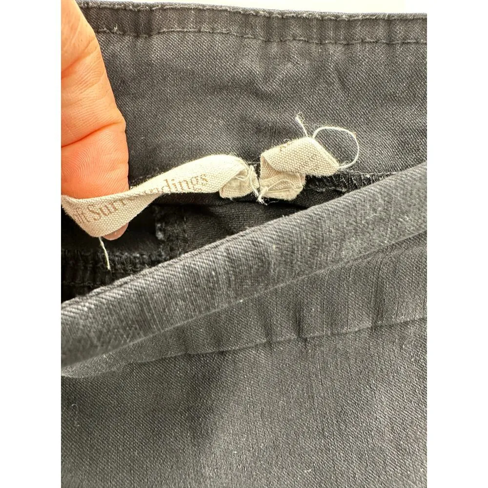 Soft Surroundings Black Rayon Blend Stretch Pull On Pants Women's Size X-Large - Image 5