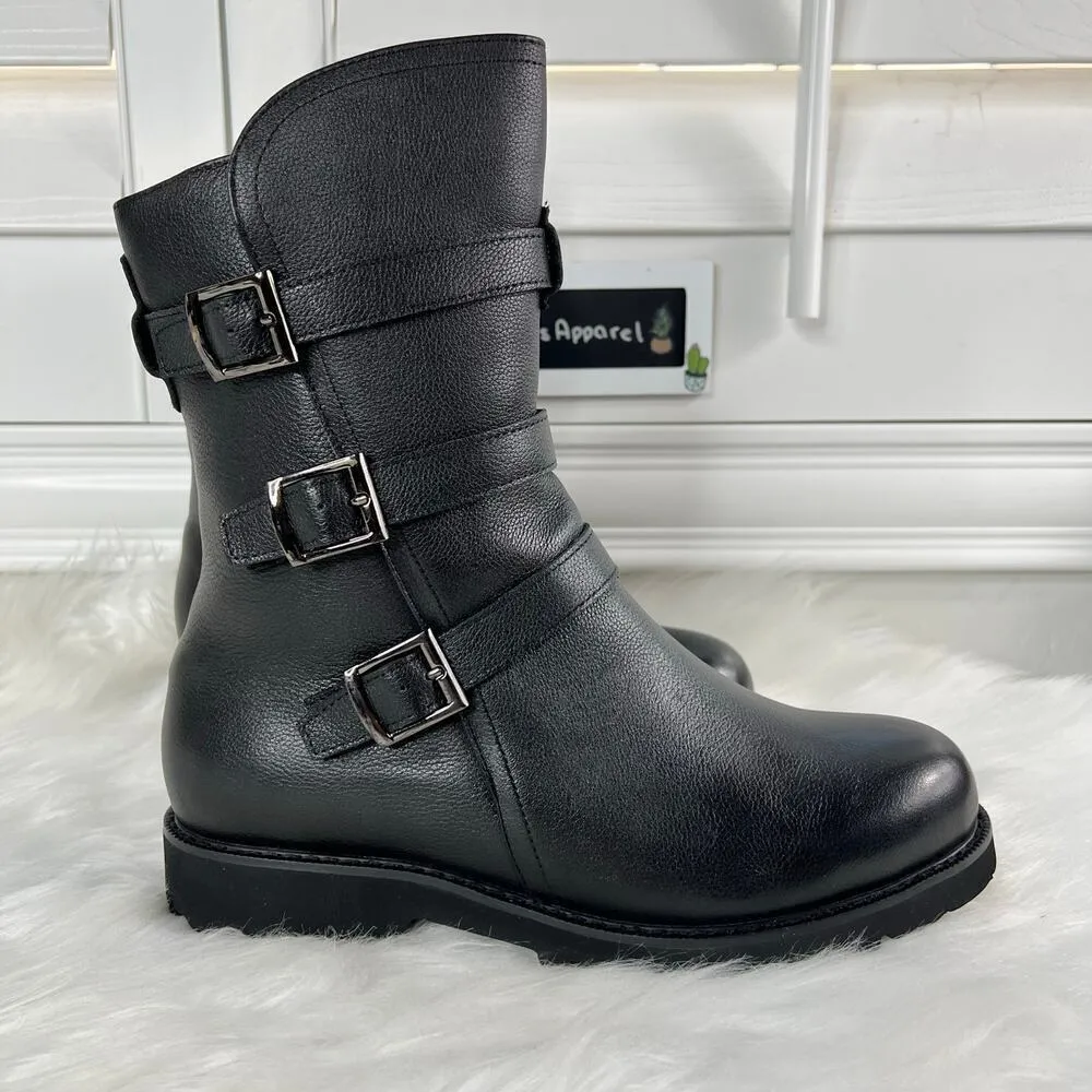 New Women’s David Tate Blast Boots Size WW9 Black - Image 2