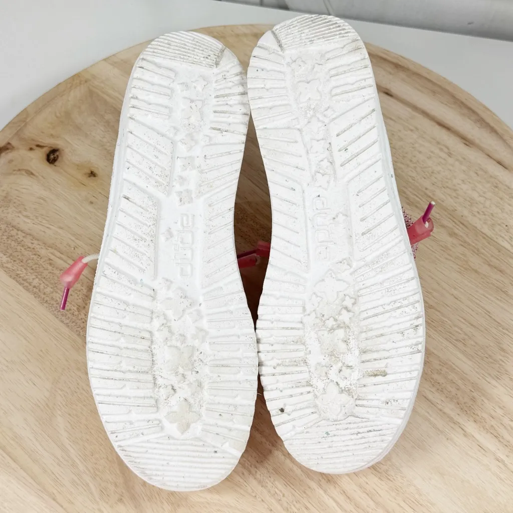 Hey Dude Wendy Knit II Slip On Loafer Shoe Desert Rose Red Womens 7 - Image 8