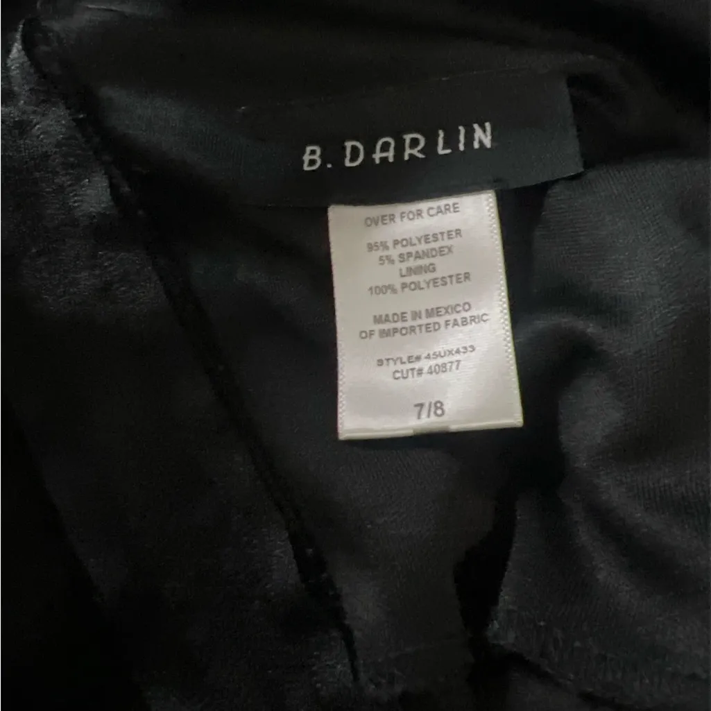 B Darlin Black Backless Dress - Image 5