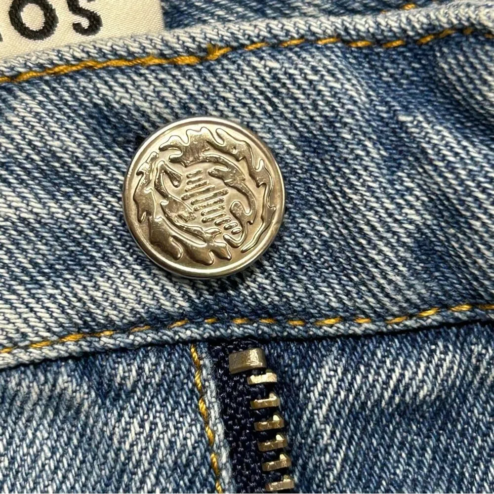 Acne Studios  Denim Blue Jeans Light Wash Boot Cut Womens EUR Size 40 - Image 5