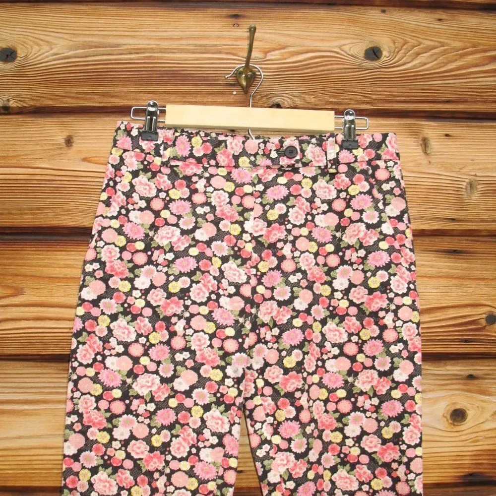 NWOT 6397 Floral Pants Pink Size 2 - Image 4