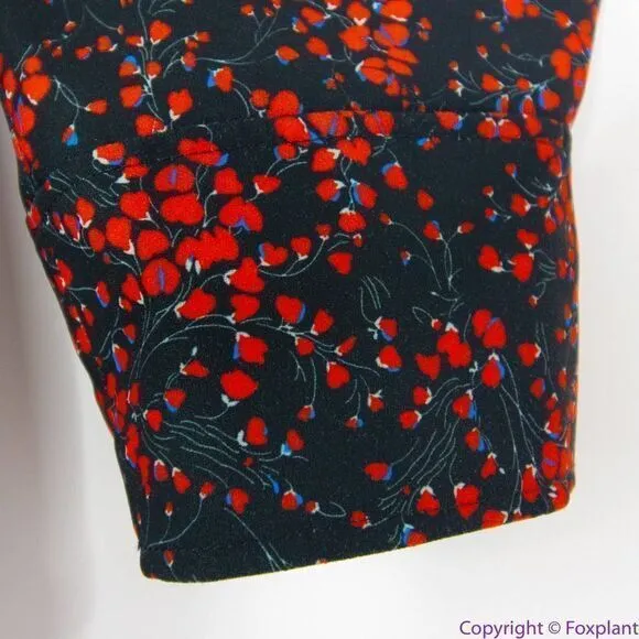 NEW See By Chloe Floral‎ tie-neck crepe blouse, size France 42/ US size10 - Image 10
