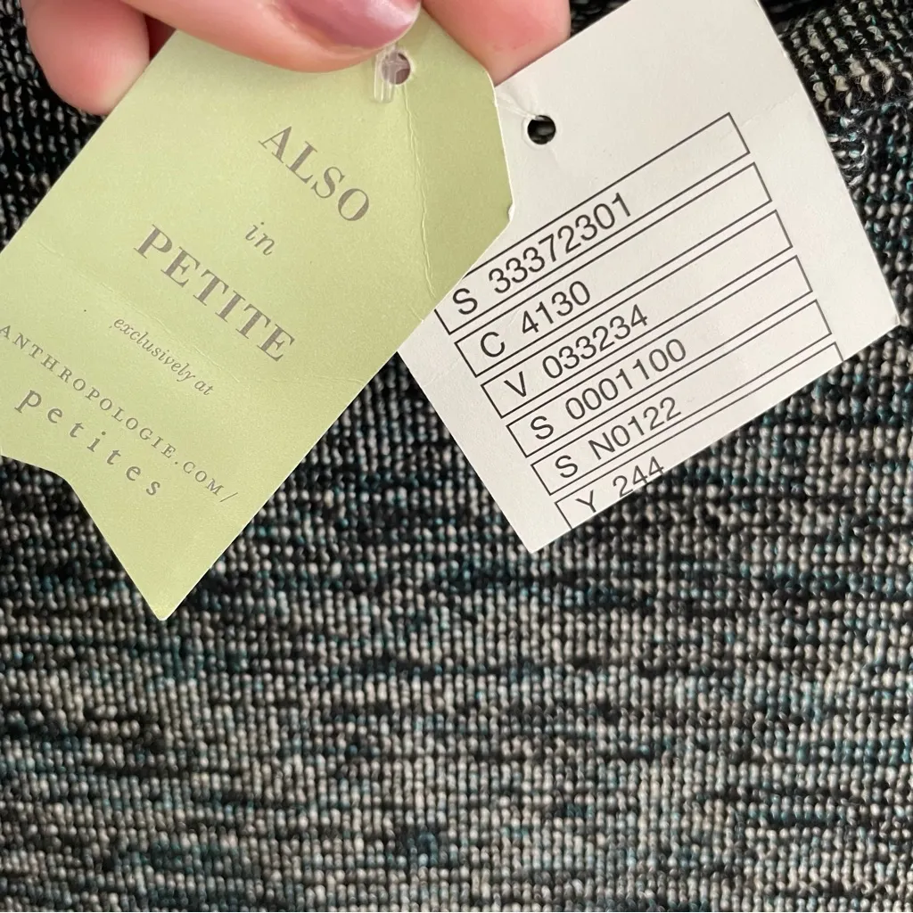 Anthropologie Ganni Charcoal Sleeveless preppy pleated dress New dark academia - Image 4