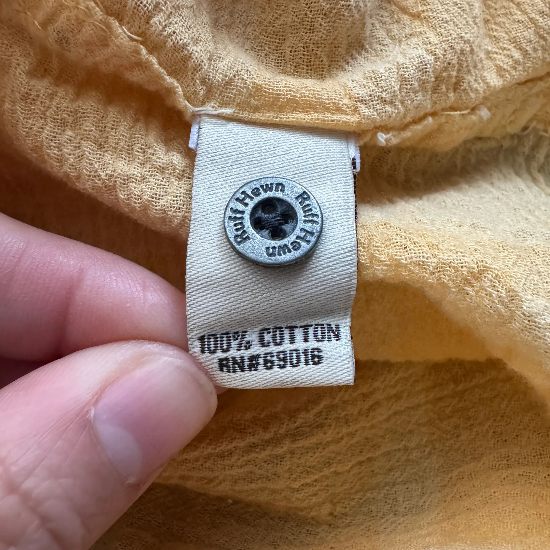 Ruff Hewn Womens Plaid Button Up Shirt Long Sleeve Casual Lightweight Relaxed XL - Image 5