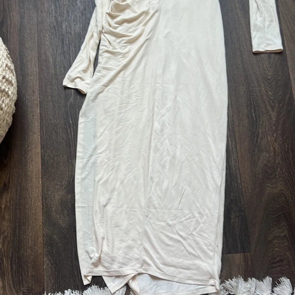 Benita Midi Dress in Beige - Image 8