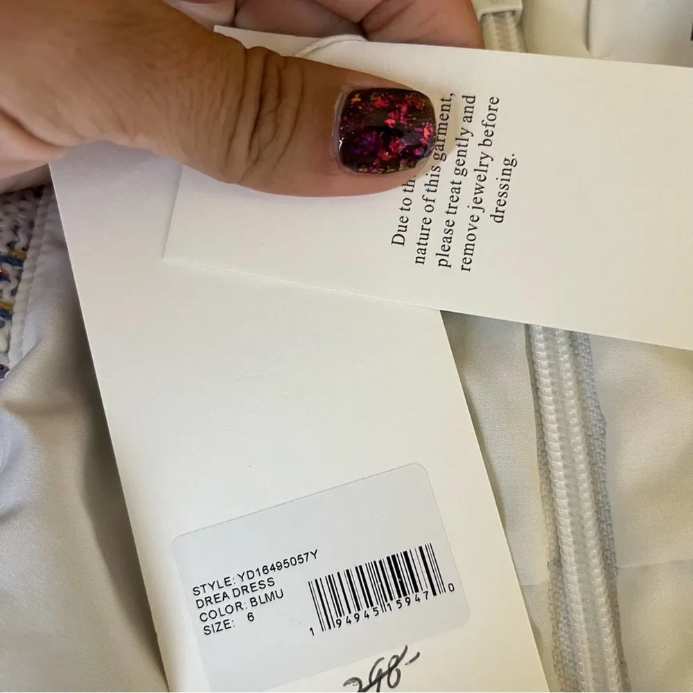 Likely Drea Check Frayed Dress NWT - Image 9