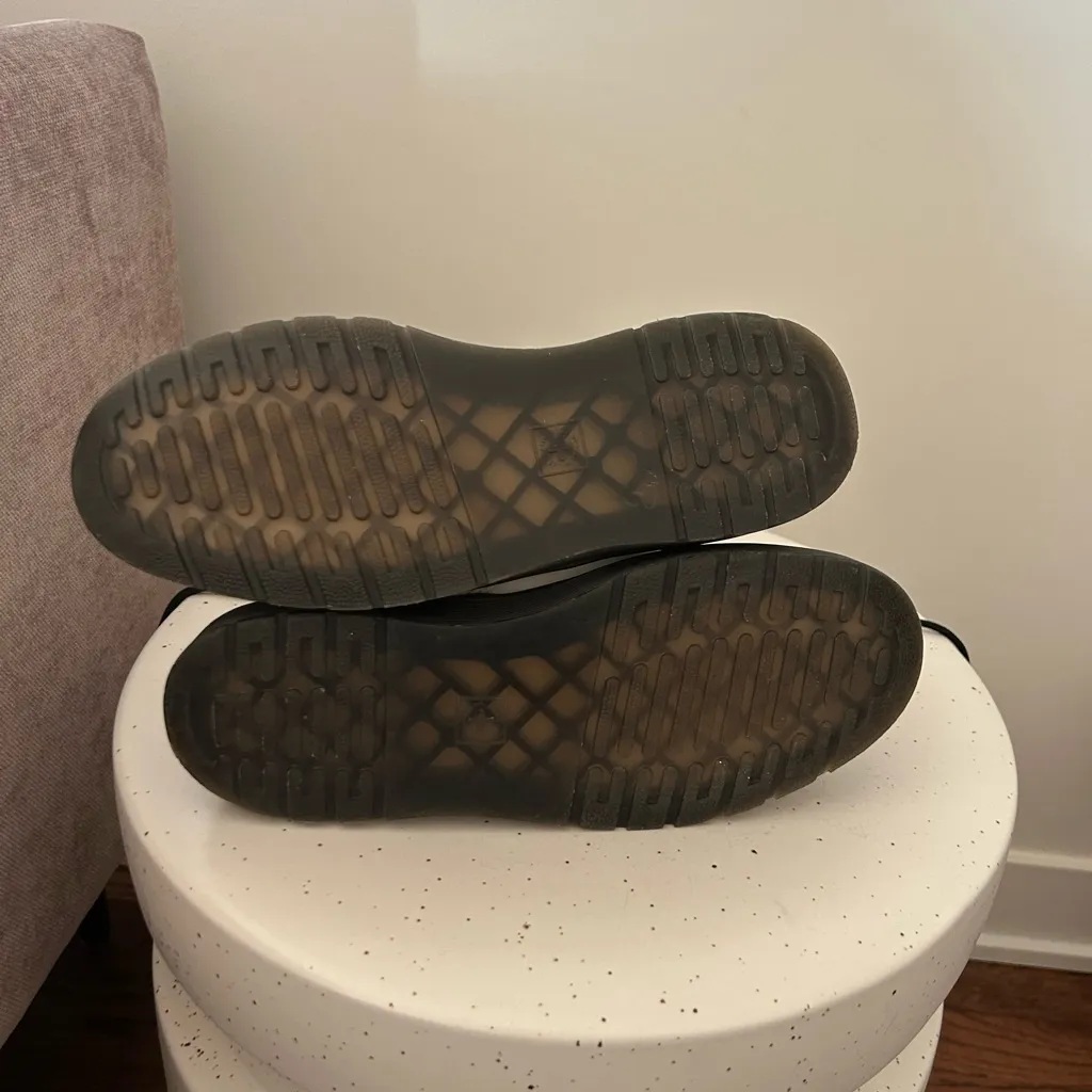 Doc Martens White Zavala Combat Lace-up Ankle Boots Womens Size US 7 Grunge - Image 5