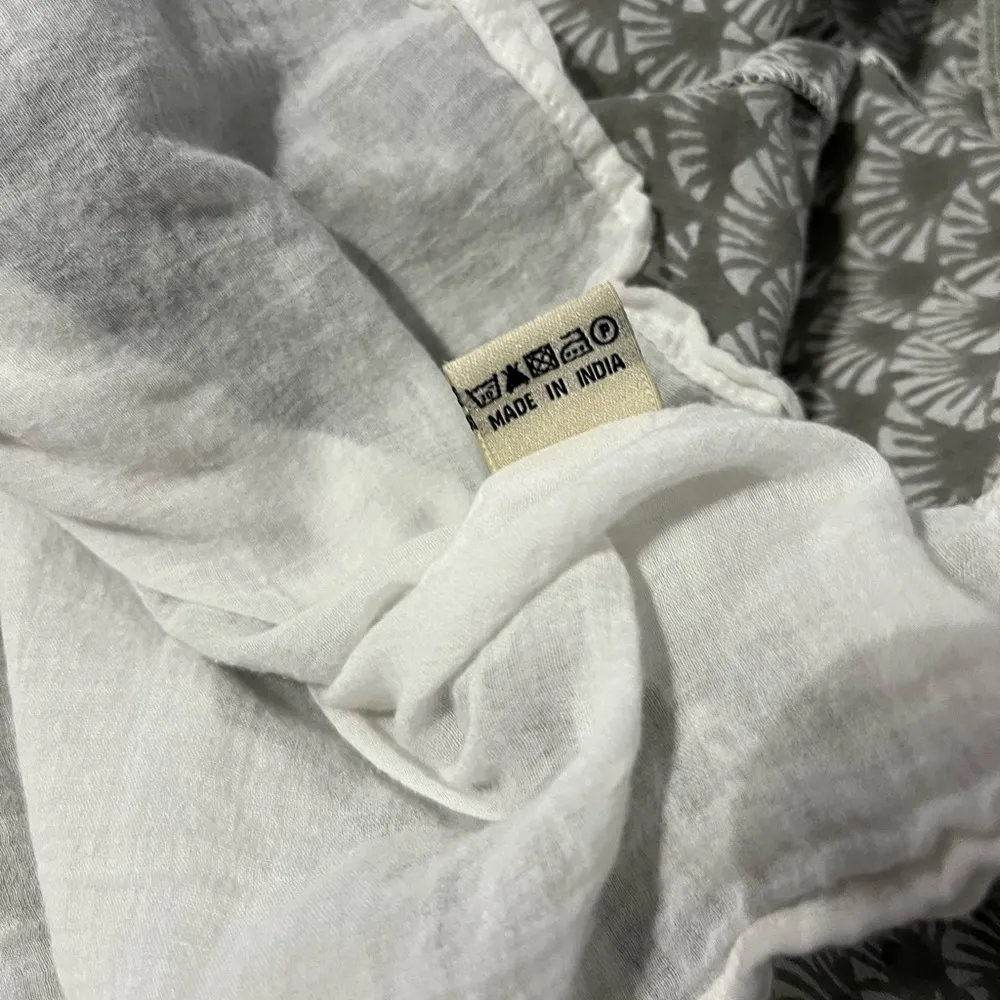 Zen Ethic French Designed Made in India Robe Bohème Raj Pompom Parvati Dress Green Size M - Image 6