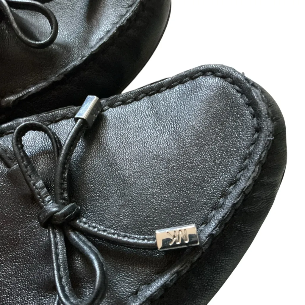 Michael Kors women’s black moc driver shoes tassel slip on loafers size 8 flats - Image 6