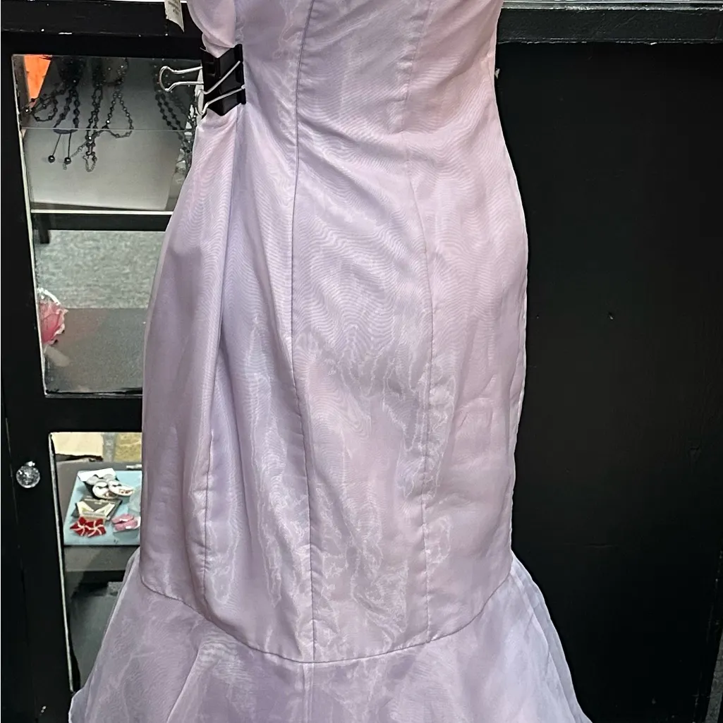 David’s Bridal sz 10 lavender long formal dress - Image 4