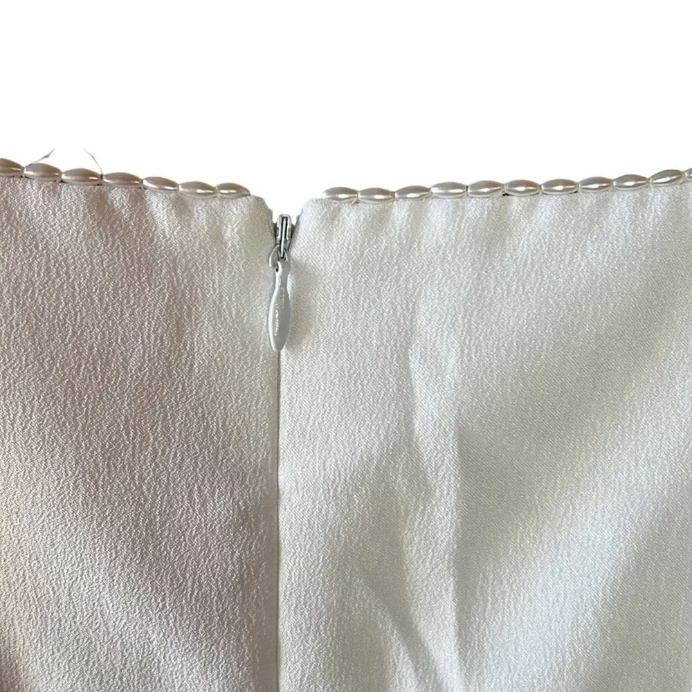 Watters and Watters Vintage Bride or Bridesmaid Dress White Size 10 - Image 9