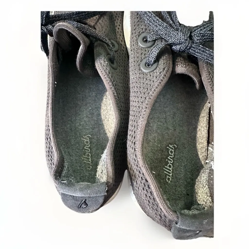 Allbirds Women TS Tree Skipper Sneaker Size 10 Gray Bamboo‎ Knit Lace Up Shoe - Image 7