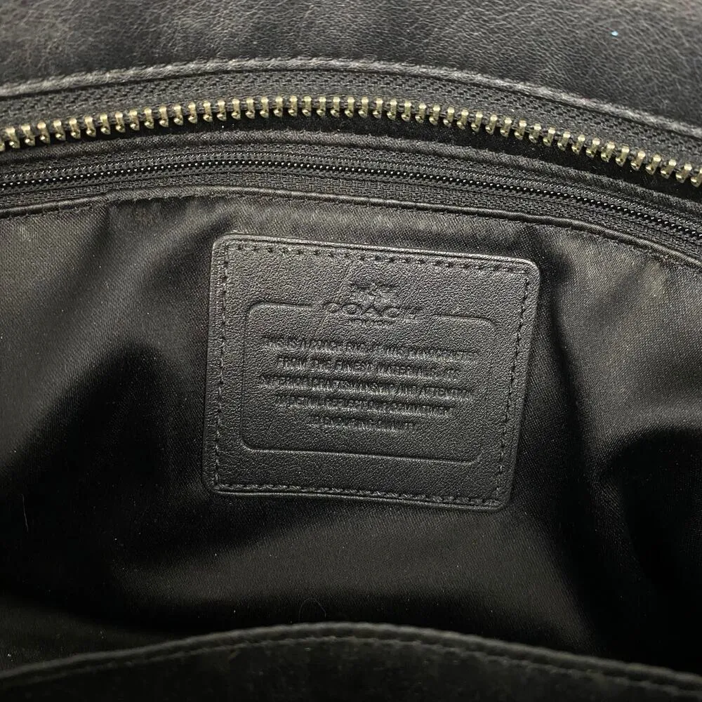 Coach Taylor Black Leather Bette Mini Tote Cross Body Handbag F32944 - Image 9