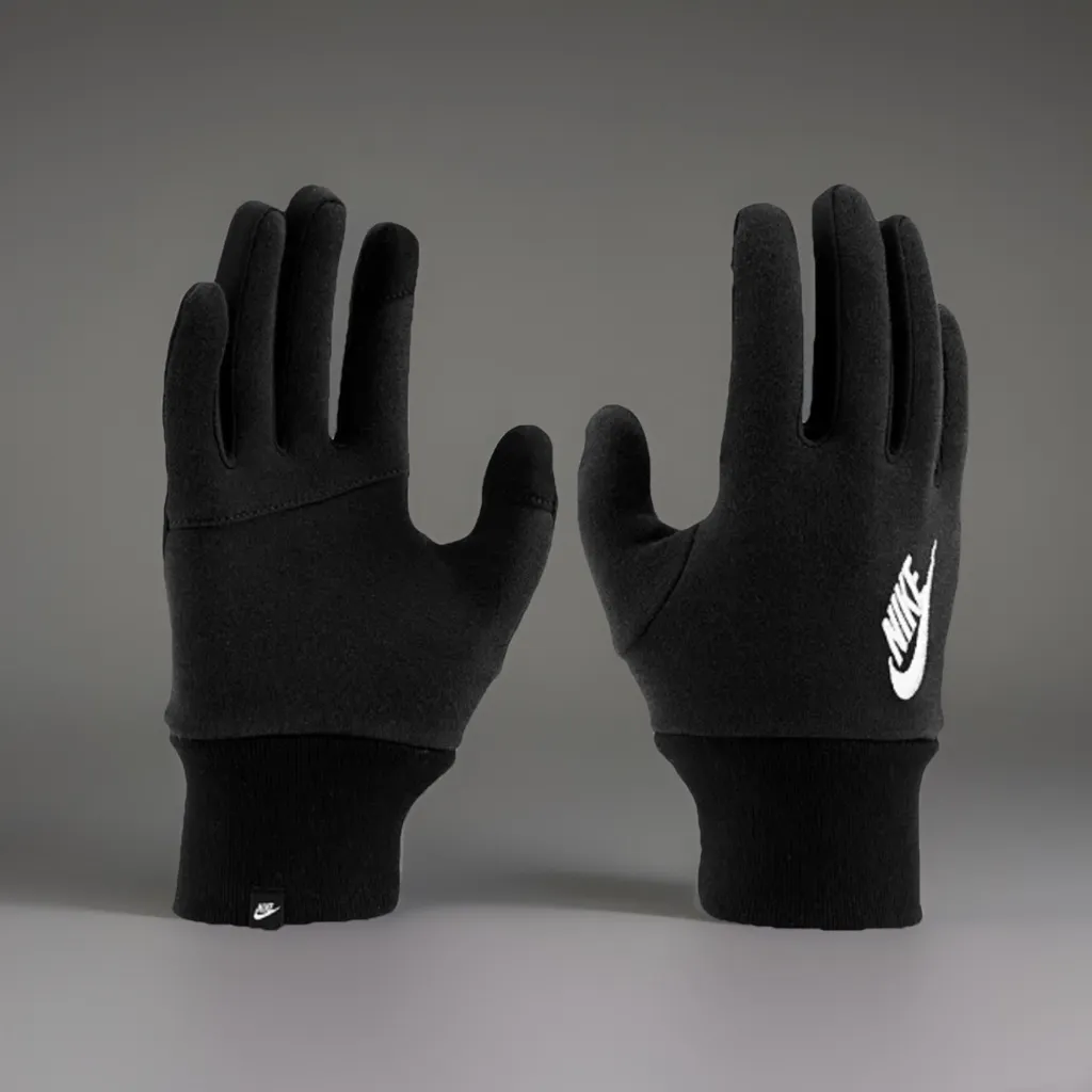 Nike Women’s Size Small Club Fleece Gloves. Black/White. New with tags. - Image 3
