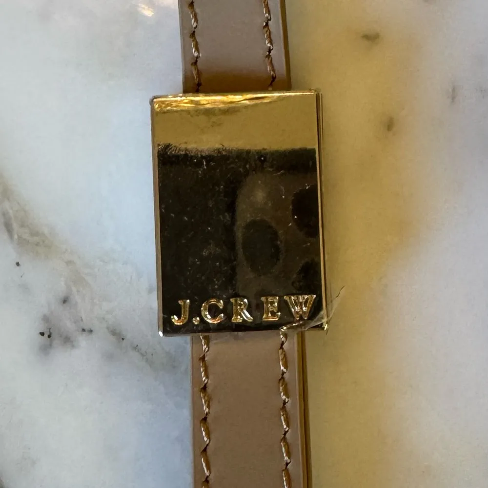 NWT J Crew Small Edie top-handle bag Italian leather Honey Brown MONOGRAM CVM - Image 15