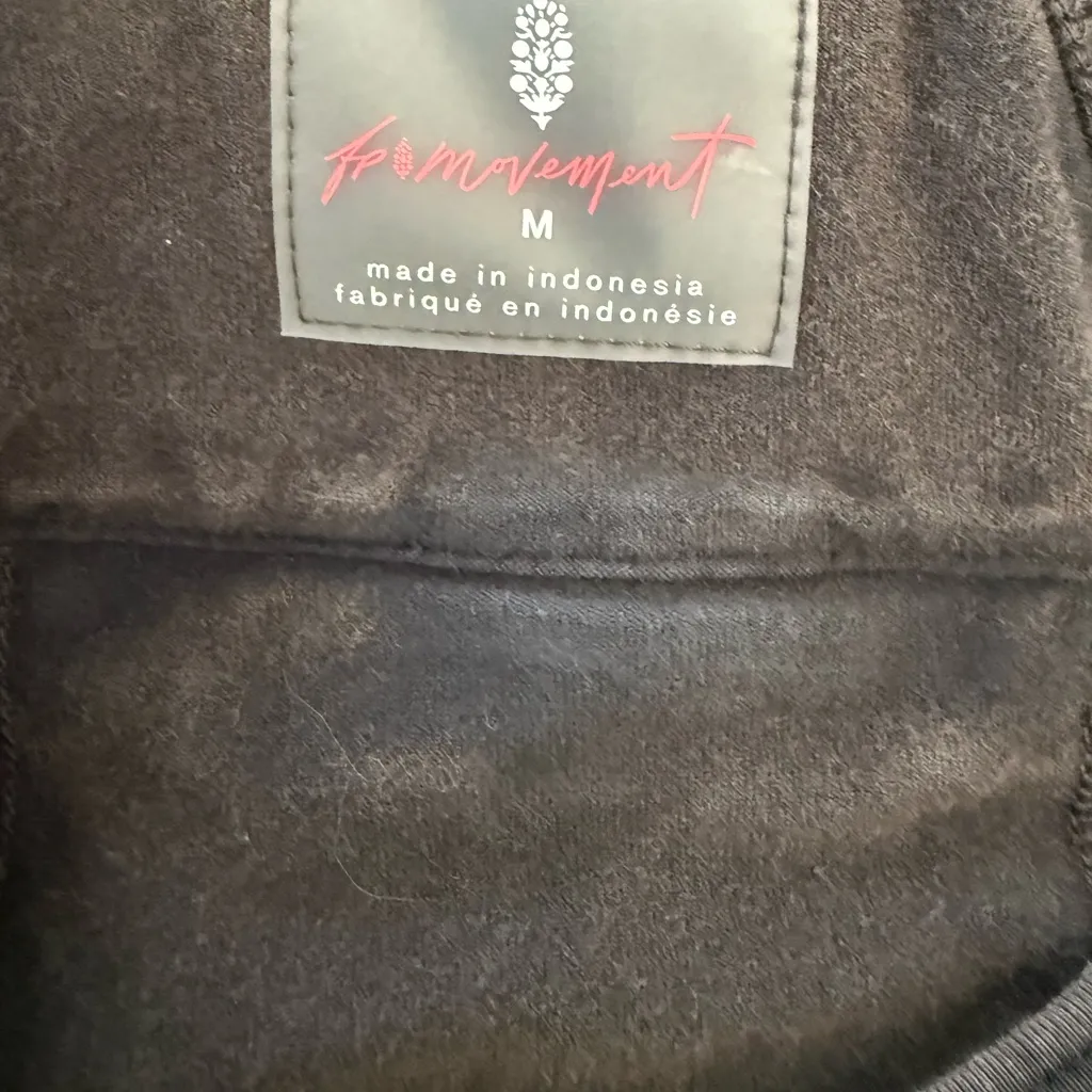 Free People Movement Hotshot Onesie Size Medium Black - Image 5