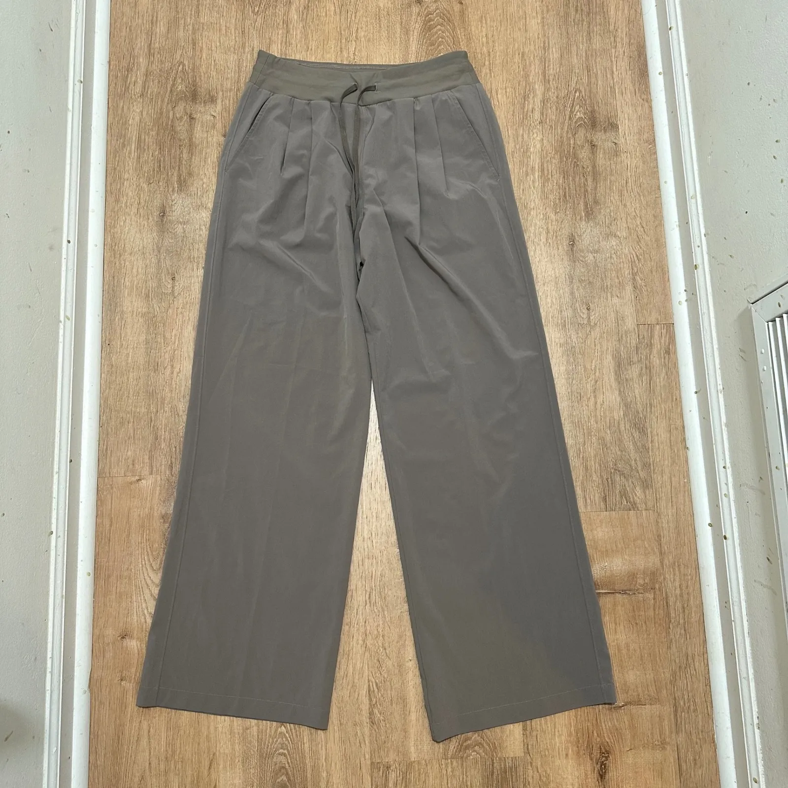 CALIA | Women's Gray Wide Leg Athletic Lounge Relaxed Fit Drawstring Pants, S - Image 2