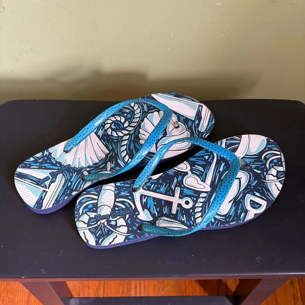 Vera Bradley Nautical Flip Flops - Image 2